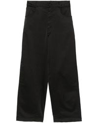 Cordera - Satinhose Mit Geradem Bein - Lyst