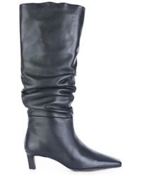 Alohas - Kalila Slouchy Leather Boots - Lyst