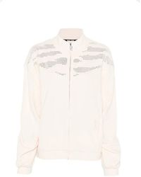 Liu Jo - Embellished Zip-Up Sweatshirt - Lyst