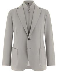BOGGI - Detachable Gilet Patch-Pocket Jacket - Lyst