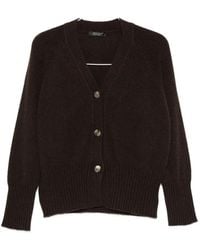 Aragona - V-Neck Button-Up Cardigan - Lyst
