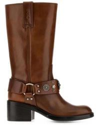 Chloé - Studded Boots - Lyst