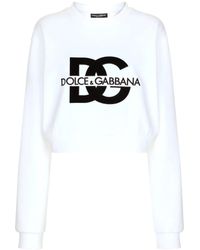Dolce & Gabbana - スウェットシャツ ジャージー Dgロゴエンブロイダリー - Lyst