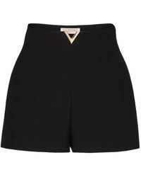 Valentino Garavani - Crepe Couture Tailored Shorts - Lyst