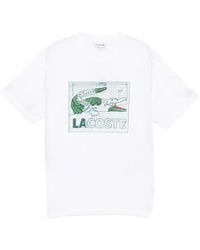 Lacoste - Logo-Print T-Shirt - Lyst