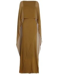 Cortana - Vestido Galea Con Capa - Lyst