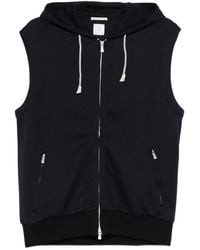 Eleventy - Hooded Zip-Up Gilet - Lyst