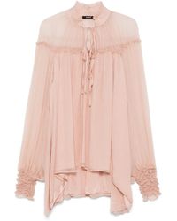 Amen - Blusa de seda - Lyst