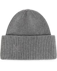 Max Mara - Logo-Embroidered Beanie Hat - Lyst