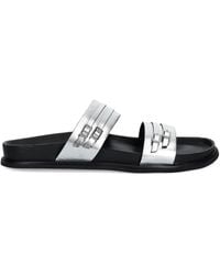 Vagabond Shoemakers - Buckle-Detail Leather Slides - Lyst