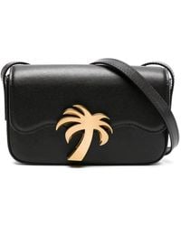 Palm Angels - Palm Beach Leather Crossbody Bag - Lyst