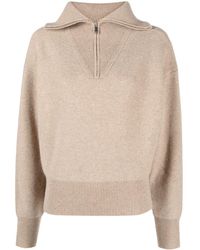 Isabel Marant - Maglione a coste con zip - Lyst