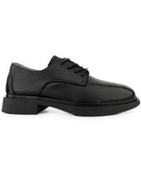 Linda Baumann - Lace-Up Leather Derby Shoes - Lyst
