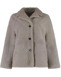 Max Mara - Violante Mantel aus Shearling - Lyst