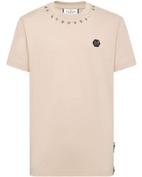 Philipp Plein - T-shirt en coton à plaque logo - Lyst