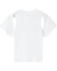 Axel Arigato - Cut-Out Short-Sleeve T-Shirt - Lyst
