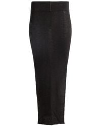 Rick Owens - High-Waist Maxi Skirt - Lyst