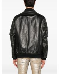 メンズ Rick Owens Alice Strobe レザージャケット ブラック | Lyst