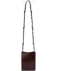 Jil Sander - Tangle Small Leather Crossbody Bag - Lyst