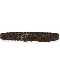 Brunello Cucinelli - Braided Leather Belt - Lyst