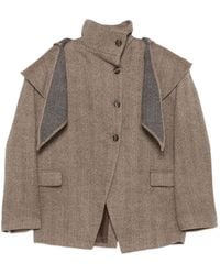 Magda Butrym - Blazer Superposé À Détail D'Épaules - Lyst