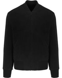 Lardini - Wool Zip-Front Bomber Jacket - Lyst