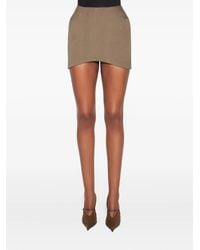 Mugler - Corset-Detailing Skirt - Lyst