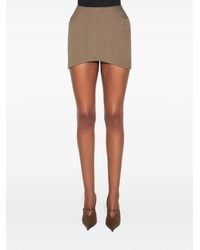 Mugler - Falda con detalle de corsé - Lyst