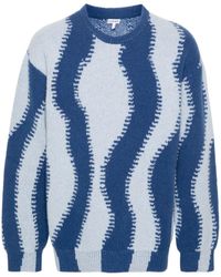 Loewe - Pullover mit abstrakten Streifen - Lyst