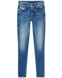DIESEL - Skinny Jeans Regular Waist 2017 Slandy - Lyst