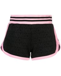 Moschino - Pantalones cortos de chándal con logo en jacquard - Lyst