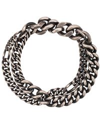 Werkstatt:münchen - Double Chain Bracelet - Lyst