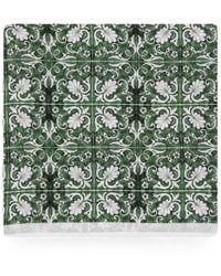 813 Ottotredici - Majolica-Pattern Scarf - Lyst