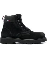 Tommy Hilfiger - Lace-up Suede Ankle Boots - Lyst