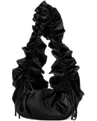 OperaSPORT - Shirley Ruched Silk Tote Bag - Lyst