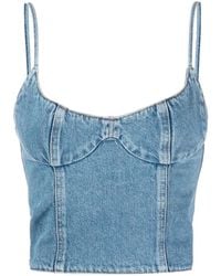 Magda Butrym - Denim-Korsett - Lyst