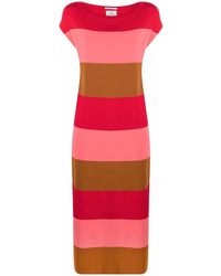 Woolrich - Mid-Length Striped Dress - Lyst