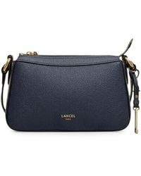 Lancel - Grained Leather Shoulder Bag - Lyst