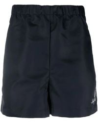 Sporty & Rich - Logo-Print Swim Shorts - Lyst