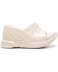 Givenchy - Marshmallow Rubber Wedge Sandals - Lyst