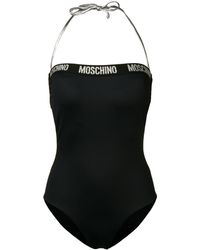 Moschino Maillot de bain à design bandeau - Noir