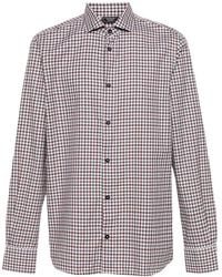 Peserico - Gingham-Check Shirt - Lyst