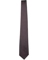 Canali - Stropdas Met Geometrisch Patroon - Lyst