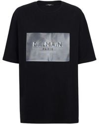 Balmain - Main Lab Hologram Tシャツ - Lyst