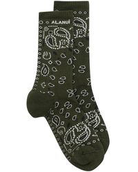 Alanui - Bandana-jacquard Socks - Lyst