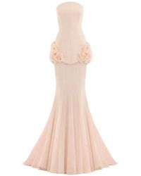 Gemy Maalouf - Strapless Mermaid-Style Maxi Dress - Lyst