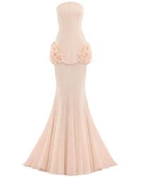 Gemy Maalouf - Strapless Mermaid-Style Maxi Dress - Lyst