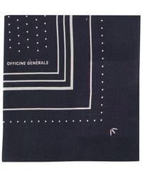 Officine Generale - Polka-Dot Square Scarf - Lyst