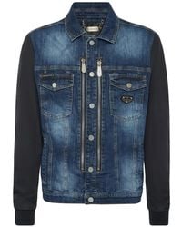 Philipp Plein - Composed Denim Zip Jacket College - Lyst