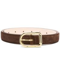 DEHANCHE - Mija Chocolate Suede Belt - Lyst